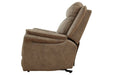 Lorreze Driftwood Power Lift Recliner - Lara Furniture