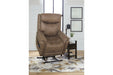 Lorreze Driftwood Power Lift Recliner - Lara Furniture