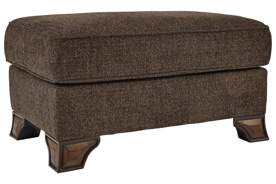 Miltonwood Teak Ottoman - Lara Furniture