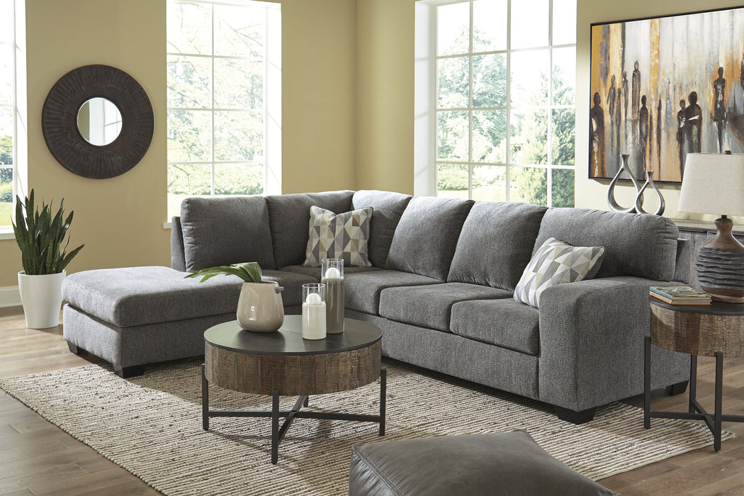 Dalhart Charcoal LAF Sectional - Lara Furniture