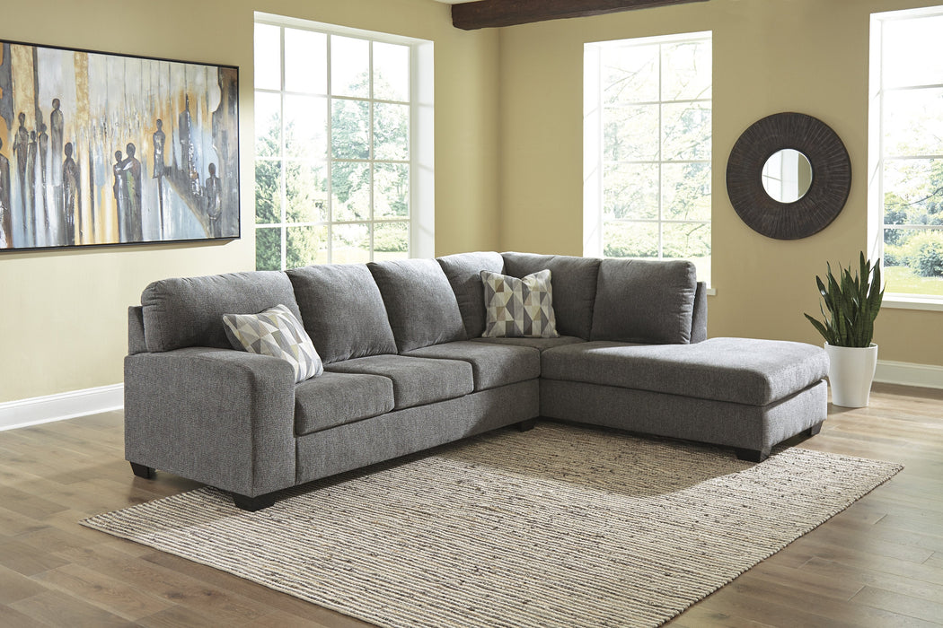 Dalhart Charcoal RAF Sectional - Lara Furniture