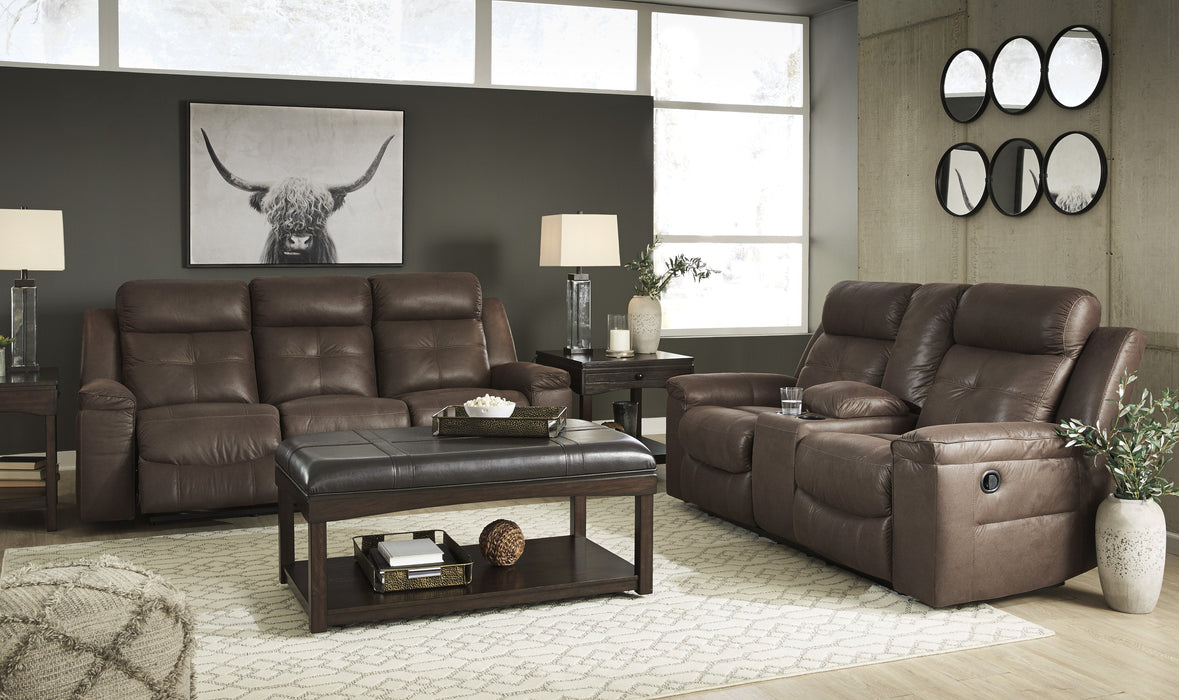 Jesolo Coffee Reclining Living Room Set - Lara Furniture