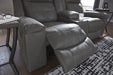 Jesolo Dark Gray Reclining Living Room Set - Lara Furniture