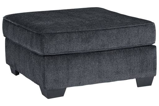 Altari Slate Oversized Accent Ottoman - Lara Furniture