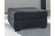 Altari Slate Oversized Accent Ottoman - Lara Furniture