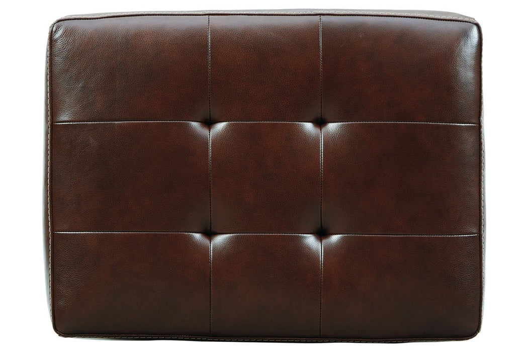 Altonbury Walnut Ottoman - Lara Furniture