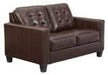 Altonbury Walnut Loveseat - Lara Furniture