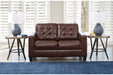 Altonbury Walnut Loveseat - Lara Furniture