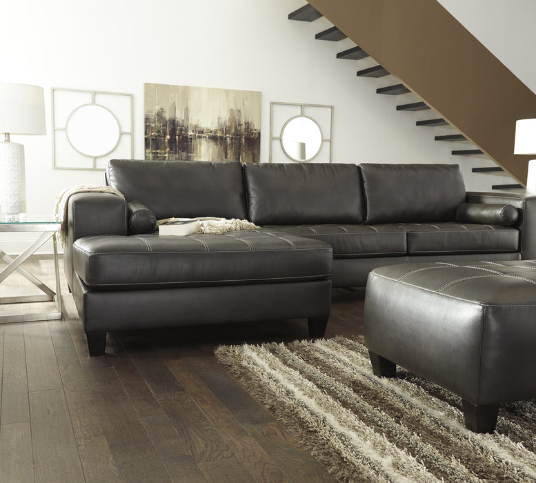 Nokomis Charcoal LAF Sectional - Lara Furniture