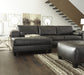 Nokomis Charcoal LAF Sectional - Lara Furniture