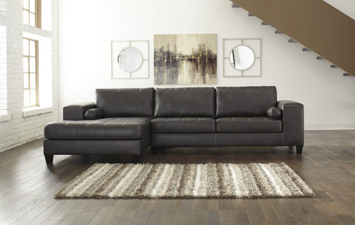 Nokomis Charcoal LAF Sectional - Lara Furniture