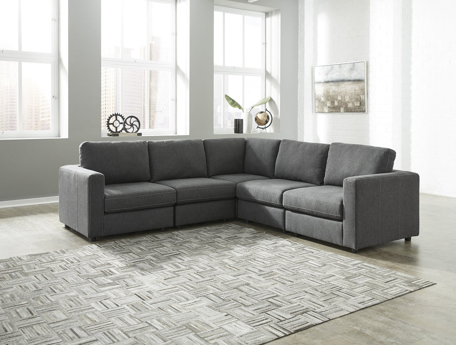 Candela Charcoal Modular Sectional - Lara Furniture