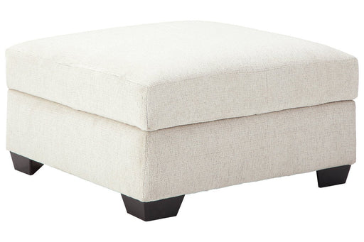 Cambri Snow Ottoman With Storage - Lara Furniture