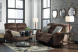 Bolzano Coffee Reclining Sofa - Lara Furniture