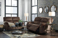 Bolzano Coffee Reclining Sofa - Lara Furniture