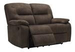 Bolzano Coffee Reclining Loveseat - Lara Furniture