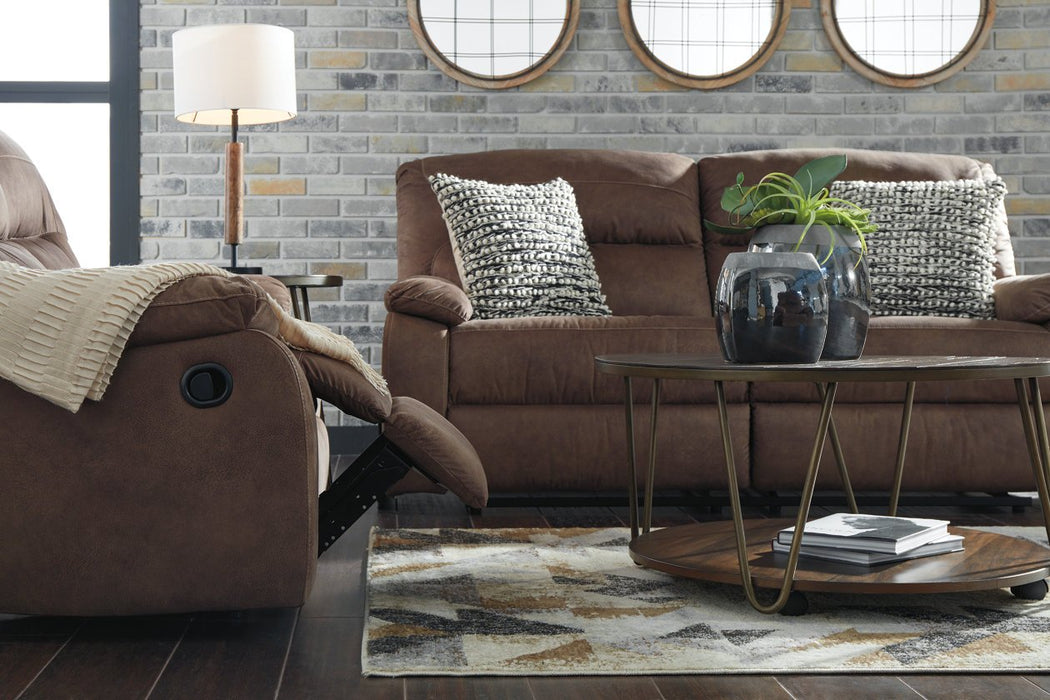 Bolzano Coffee Reclining Sofa - Lara Furniture