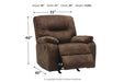 Bolzano Coffee Recliner - Lara Furniture