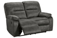 Bolzano Slate Reclining Loveseat - Lara Furniture