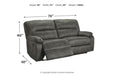 Bolzano Slate Reclining Sofa - Lara Furniture