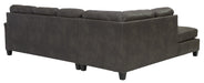 Navi Smoke LAF Sectional - Lara Furniture