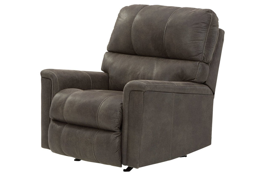 Navi Smoke Recliner - Lara Furniture