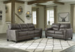 Navi Smoke Living Room Set - Lara Furniture