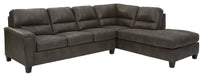 Navi Smoke RAF Sectional - Lara Furniture