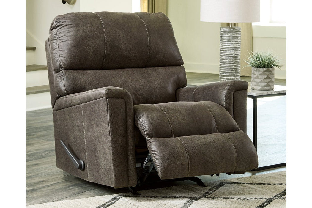 Navi Smoke Recliner - Lara Furniture