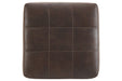 Navi Chestnut Oversized Accent Ottoman - Lara Furniture