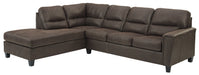 Navi Chestnut LAF Sectional - Lara Furniture