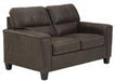 Navi Chestnut Loveseat - Lara Furniture