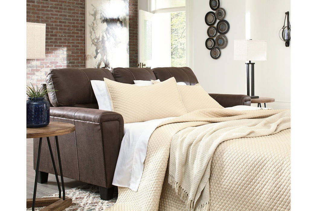 Navi Chestnut Queen Sofa Sleeper - Lara Furniture