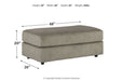 Soletren Ash Oversized Ottoman - Lara Furniture