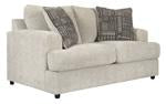 Soletren Stone Loveseat - Lara Furniture