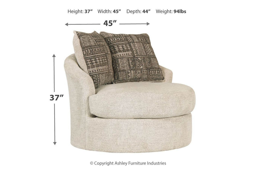 Soletren Stone Accent Chair - Lara Furniture