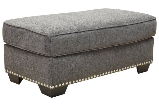 Locklin Carbon Ottoman - Lara Furniture