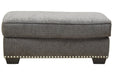 Locklin Carbon Ottoman - Lara Furniture