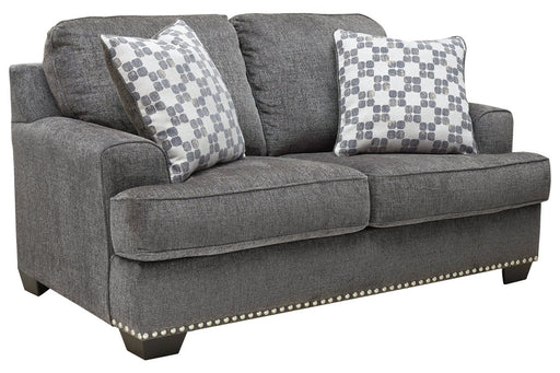 Locklin Carbon Loveseat - Lara Furniture