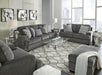 Locklin Carbon Living Room Set - Lara Furniture