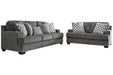 Locklin Carbon Sofa - Lara Furniture