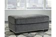 Locklin Carbon Ottoman - Lara Furniture