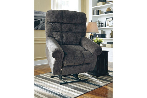 Ernestine Slate Power Lift Recliner - Lara Furniture