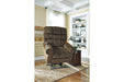 Ernestine Truffle Power Lift Recliner - Lara Furniture