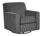 Zarina Graphite Accent Chair - Lara Furniture