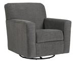 Alcona Charcoal Accent Chair - Lara Furniture