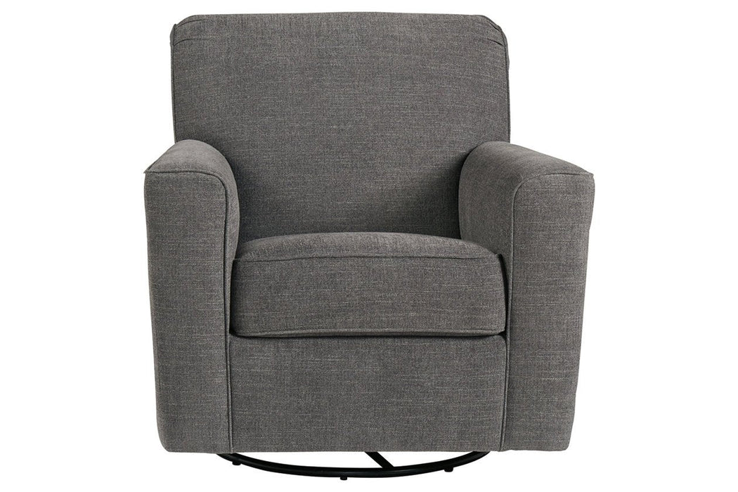 Alcona Charcoal Accent Chair - Lara Furniture