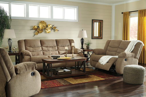 Tulen Mocha Reclining Living Room Set - Lara Furniture