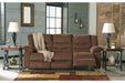 Tulen Chocolate Reclining Sofa - Lara Furniture