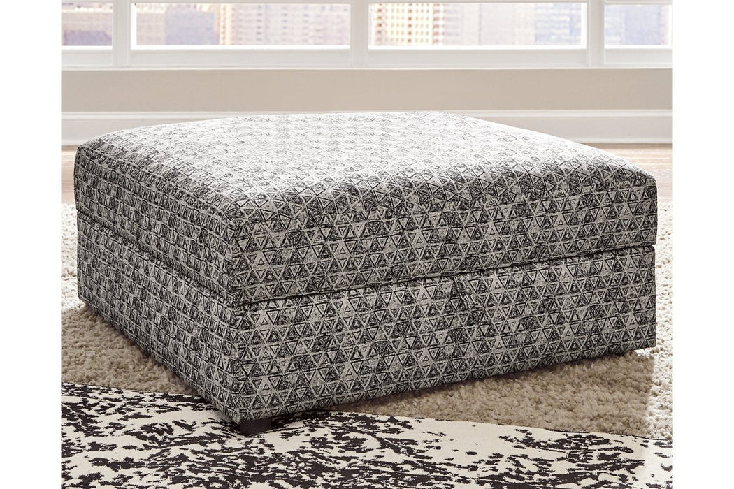 Kellway Bisque Ottoman With Storage - Lara Furniture